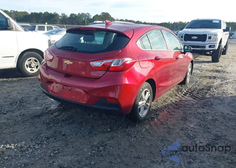 2018 Chevrolet Cruze Lt Auto из США, поврежденный, VIN 3G1BE6SM5JS567787